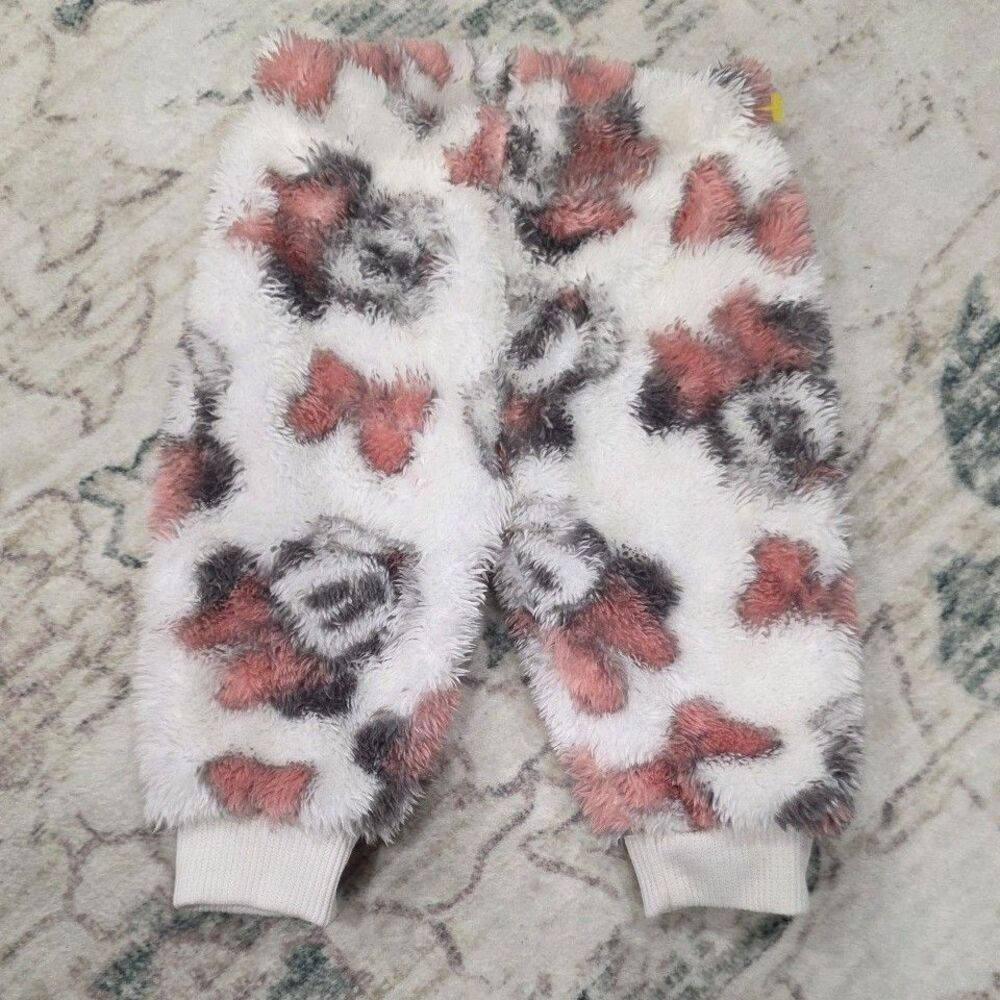 Disney Baby Plush Mini Mouse White Jogger Pants 0-3 months